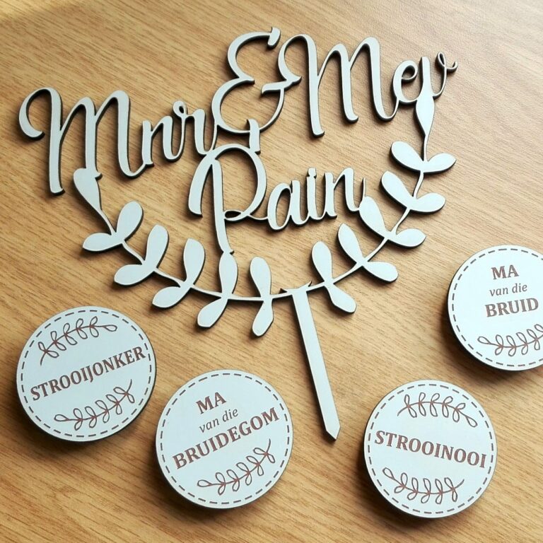Custom made laser cut craft and promotional items