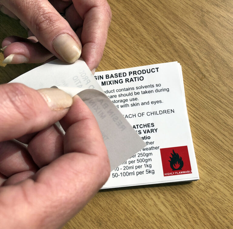 Self adhesive label printing in Knysna