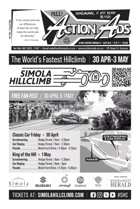 Action Ads Knysna – Issue 1955 – 23 April 2026