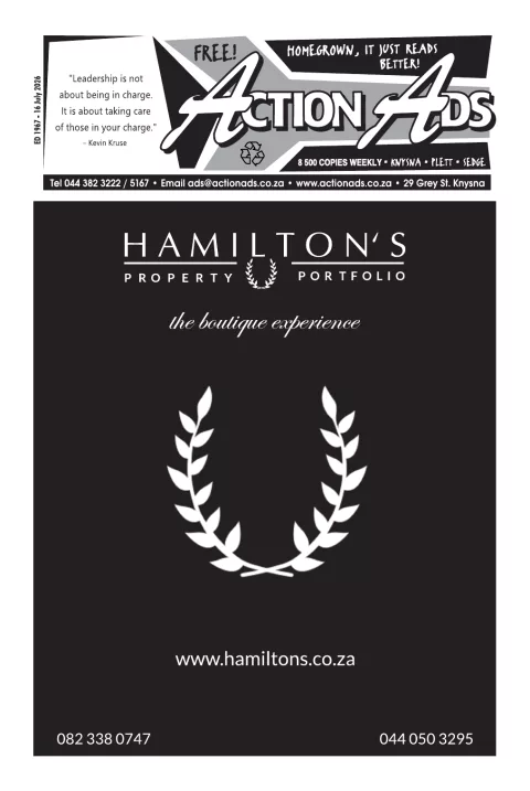 Action Ads Knysna – Issue 1967 – 16 July 2026