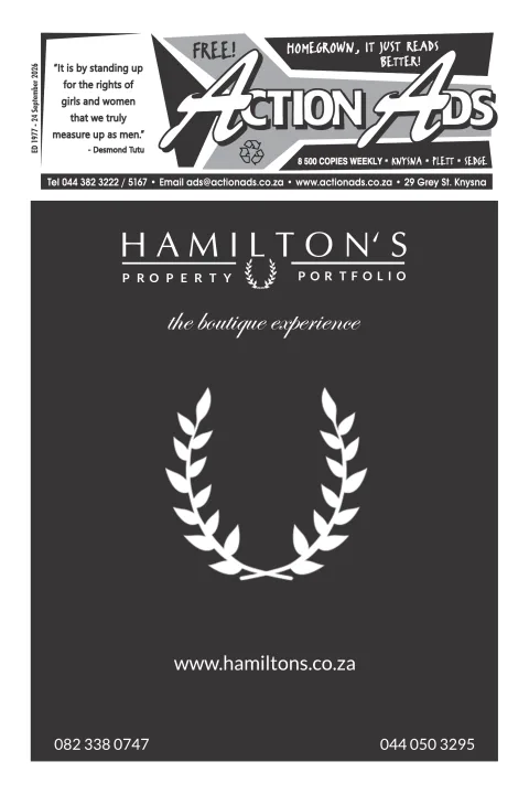 Action Ads Knysna – Issue 1977 – 24 September 2026
