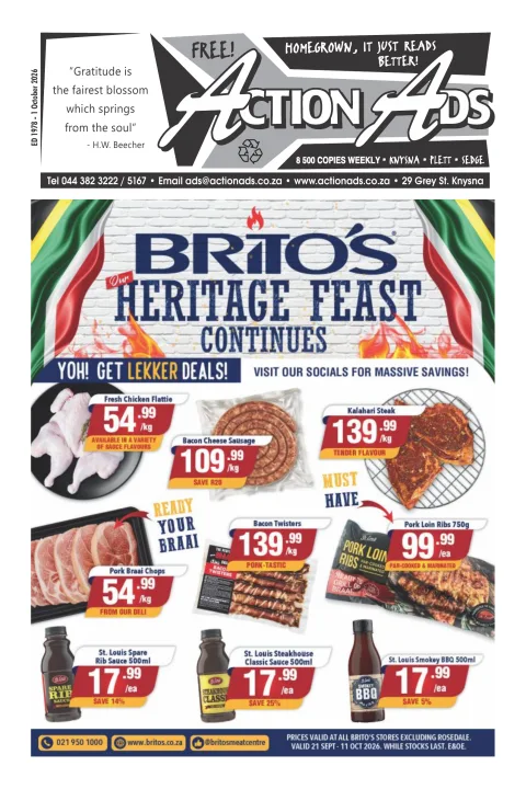 Action Ads Knysna – Issue 1978 – 1 October 2026